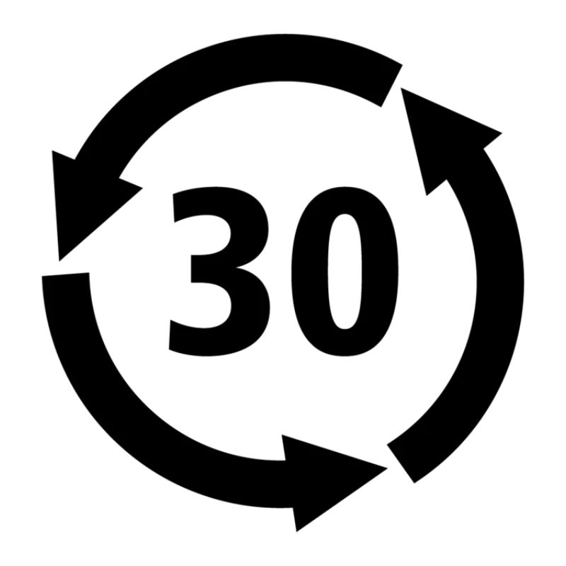 Retour gratuit pendant 30 jours