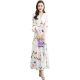 Lexie | Vrouwen Chiffon Bloemen Jurk