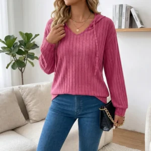 he72ibella Maggie | Einfaches Baumwolltop mit Ärmeln