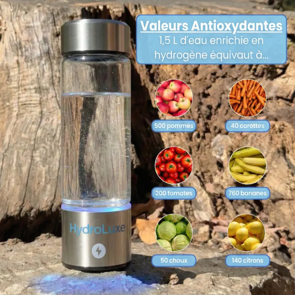 hydrolu12e Bouteille d'hydrogène HydroLuxe