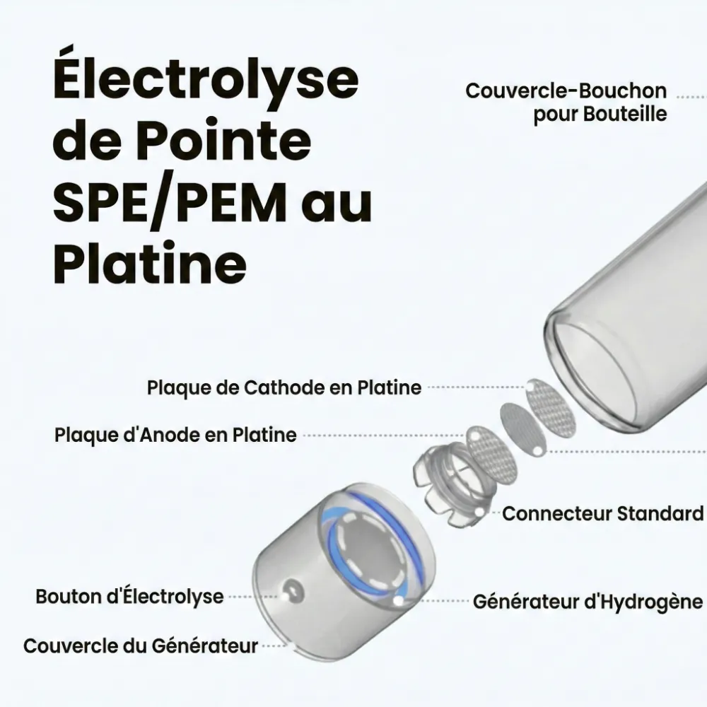 hydrolu31e Bouteille d'hydrogène HydroLuxe